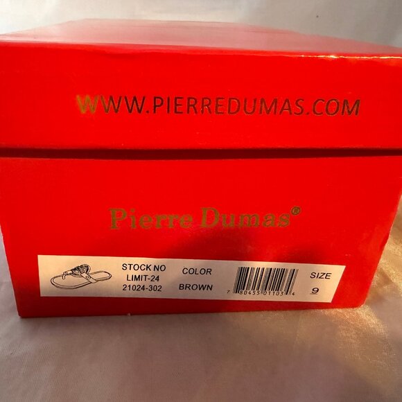 Pierre Dumas   Women's Limit Sandal   Women Size 9 Brown Tortoise Shell  NIB - Picture 5 of 5